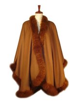 Alpakaandmore Cape Baby Alpaca Wool Full Collar Babyalpaca Fur One Size - £622.15 GBP