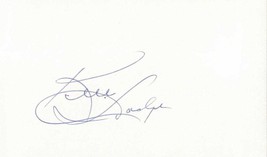 Ken Hodge Signed Autographed 3x5 Index Card - £3.89 GBP