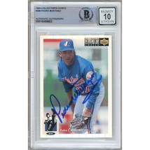 Pedro Martinez 1994 UD Collectors Choice BGS BAS Auto 10 Montreal Expos Signed - £235.98 GBP