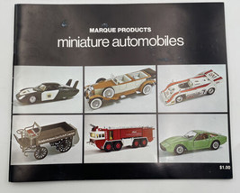 Marque Products Miniature Automobiles Toy Car Catalog 1974 Politoys Corgi - £9.83 GBP