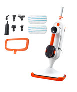 VEVOR Steam Mop Hard Wood Floor Cleaner with 7 Replaceable Brush Heads &amp;... - £84.05 GBP