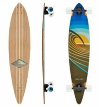 Sunset Peak Pin Tail Longboard Skateboard (Completed Deck)  - £160.05 GBP