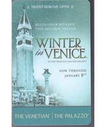 WINTER IN VENICE @ VENETIAN-PALAZZO Las Vegas ROOM KEY - £2.31 GBP