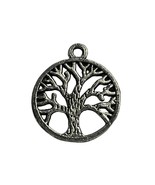 Tree of Life Pendant Silver Tone Charm Bracelet Necklace  u Jewelry Craf... - £5.30 GBP