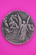 2019 Antiqued Niue 2 Ounce .999 Fine Silver Coin 2 D The First Born Slain 6040 - $204.15