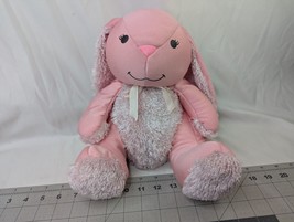 Moshi Pink Rabbit Plush Bunny Brentwood Originals 12 Inch Stuffed Animal Toy - £32.20 GBP