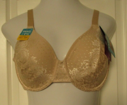 Vanity fair beauty back minimizer Underwire Bra Size 36DD Style 76080 Beige - £13.34 GBP