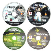 Lot of (4) PS2 Demo Discs- VTG- Playstation Magazine &amp; Gamepro Action Disc - £18.20 GBP