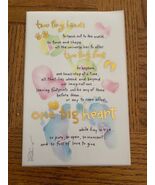 Unisex New Baby Greeting Card, Comes with Envelope-&quot;Two Tiny Hands&quot;-NEW-... - $13.77 CAD