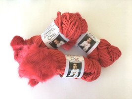 NEW  |  3 SKEIN LOT  |  Red Heart Boutique Chic Pimento - $18.59