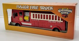 *B4) 2008 Chevron Cars Fuller Fire Truck Collectible Toy Fire Truck - $41.61 CAD