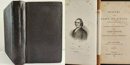 1851 antique UNION me HISTORY GENEALOGY witchcraft native american indian - £194.48 GBP