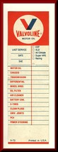 Vintage Unused Valvoline Motor Oil Change/Engine Maintenence Sticker, 19... - $6.00
