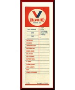 Vintage Unused Valvoline Motor Oil Change/Engine Maintenence Sticker, 19... - $8.21 CAD