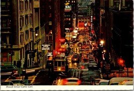 California San Francisco Powell Street Cable Cars Posted 1971 Vintage Postcard - £7.51 GBP