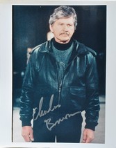 Charles Bronson Signed Photo - The Dirty Dozen - Death Wish - Murphy&#39;s Law w/co - £231.01 GBP