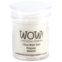 WOW! Embossing Powder 15ml-Clear Matte Dull - £12.00 GBP