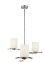 Home Decorators Collection-Silas Peak 3-Light Nickel Lights Contemporary - £111.95 GBP