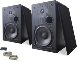 Koe’ B102 – 100 Watt Home Theater, Passive Bookshelf Speakers, Mountable, Black - $120.85