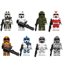 8pcs Star Wars Geonosis ARF Troopers Minifigures Building Blocks - £10.11 GBP