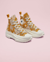 Converse Run Star Hike Platform Tonal Embroide Hi Boot, A02231C Multi Sizes Gold - £117.50 GBP