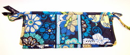 Vera Bradley Small Bow Cosmetic Mod Floral Blue New with Tags - £14.96 GBP