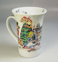 Alice in Wonderland Christmas Mug mad hatter Tea party cheshire cat - £23.77 GBP