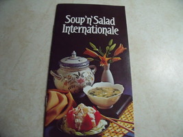 Campbell&#39;s Soup &#39;n Salad Internationale Recipe Booklet - $8.00