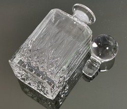 Royal Doulton Dorchester Square Sprit Cut Crystal Decanter Excellent - £20.69 GBP