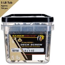 XL1500 Coated Exterior Star Drive Multi-Purpose Deck Screws, #9 x 1-1/2&quot;... - $51.77 CAD