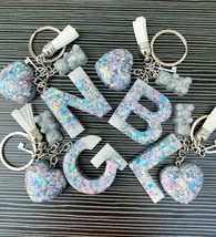 Lovely personalised KEYCHAIN. Epoxy resin handmade. Perfect gift ! - $8.90