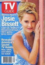 ORIGINAL Vintage TV Guide July 29 1995 No Label Josie Bissett Melrose Place - £11.69 GBP