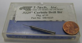T-Tech Inc Carbide Drill Bit DB-0225 .0225 8 count - $24.99