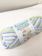 NEW Bernat Yarn Cottontots Jelly Belly blue green purple cotton tots varigated - £14.15 GBP