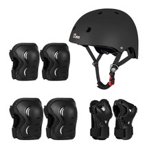 JBM Youth &amp; Adult Full Protective Gear Set,, Black - Large, 14 Years - Adult - £55.14 GBP