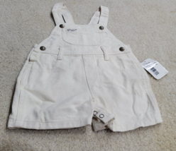 Vintage 90s Baby Guess Jeans Toddler White Adjustable Overalls Size 12 M... - $24.00