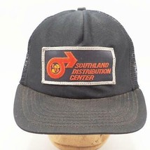 Vintage Southland Distribution Patch Mesh Adjustable Snapback Farmer Trucker Hat - £42.21 GBP