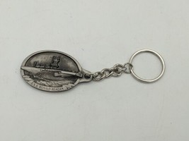 U.S.S. Ronald Reagan CVN-76 Metal Keychain, &quot;Peace Through Strength&quot; - $9.75