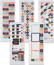 TUL® Discbound Notebook Sticker Sheets, 3&quot; x 8-1/2&quot;, Assorted, 10 Sheets - $12.86