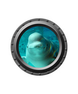 Beluga Whale Design 3 - Porthole Wall Decal - $14.00