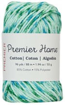 Premier Yarns Home Cotton Yarn Multi Aquamarine Speckle - £12.19 GBP