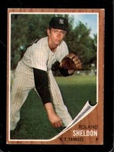 1962 Topps #185 Roland Sheldon Vgex Yankees *NY12323 - £5.18 GBP