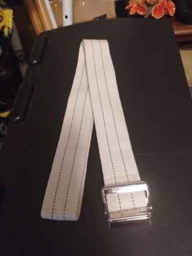 Skil-Care Cotton Gait Belt Stars Stripes 60” Pin Stripes Adjustable USA EUC - $10.79