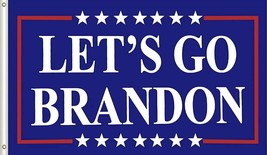 Let&#39;s Go Brandon Flag 3x5 Ft Funny Fjb Anti Joe Biden Trump America First Usa - £12.57 GBP