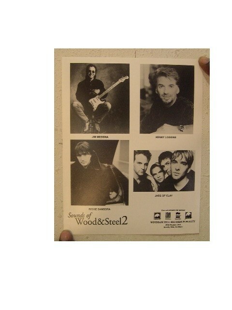 Jim Messina Jars Of Clay Press Kit And Photo  Sounds Of Wood &amp; Steel 2 - $26.99