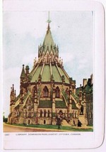 Ottawa Ontario Postcard Folkard Library Dominion Parliament - £2.36 GBP
