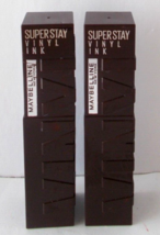 2X MAYBELLINE Super Stay Vinyl Ink Liquid Lipstick Long Wear Charged #140 - £15.27 GBP