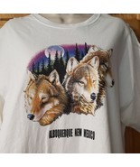  Albuquerque New Mexico Wolf T-Shirt Women's XL White Short Sleeves Crew Neck - $12.00