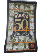 San Francisco Giants 50th Anniversary Banner 2008 Coca Cola man cave wal... - £25.22 GBP