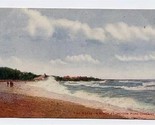 High Waves at Jackson Park  Postcard Chicago Illinois 1900&#39;s Lake Michigan - £7.89 GBP
